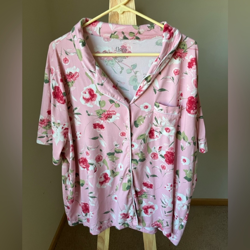 3 for $30 🎁 Flora Nikrooz Women’s Pajama Set XXL Top and Bottoms Pink Floral